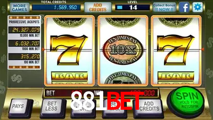 Tabela RTP dos jogos de cassino da 881BET